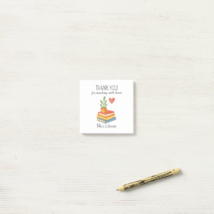 Thank You Teacher – Heartfelt Appreciation Gift -  Post-it Notes