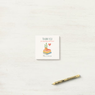 Thank You Teacher – Heartfelt Appreciation Gift - Post-it Notes