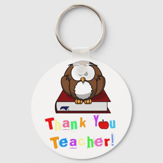 Thank you Teacher Key Ring (Front)