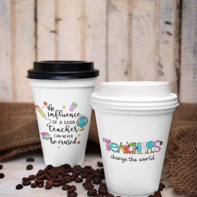 Thank You Teacher  Paper Cups (Creator Uploaded)