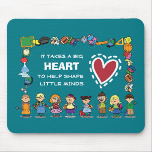 Thank You, Teacher. School Kids Gift  Mouse Pad
