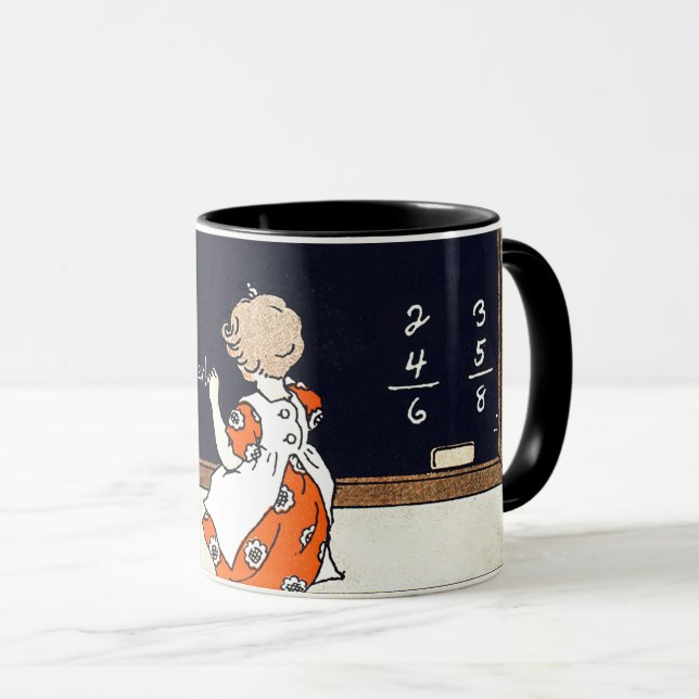 Thank You, Teacher. Vintage Art  Mug (Front Right)