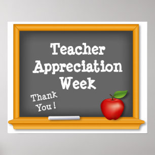 Thank You! Teacher Week Poster