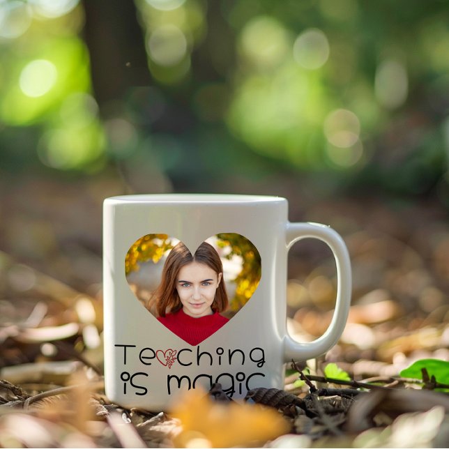 Thank You Teacher with Custom Photo Mug (Creator Uploaded)