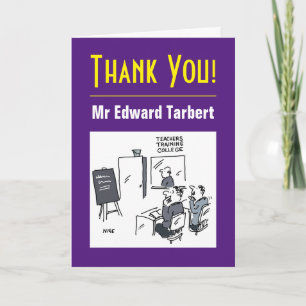 Thank You Teacher with Message Card