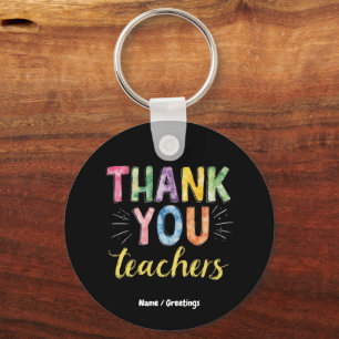 Thank You Teachers & Students Graduation Gift Key Ring