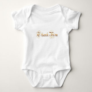 Thank you.text. baby bodysuit