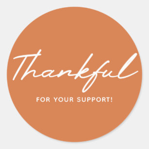 Thank You Thankful Sticker