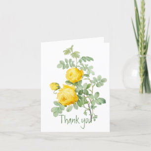 Thank you Thanks Yellow Rose Garden Flower