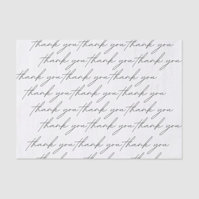 thank you Tissue Paper (Front)