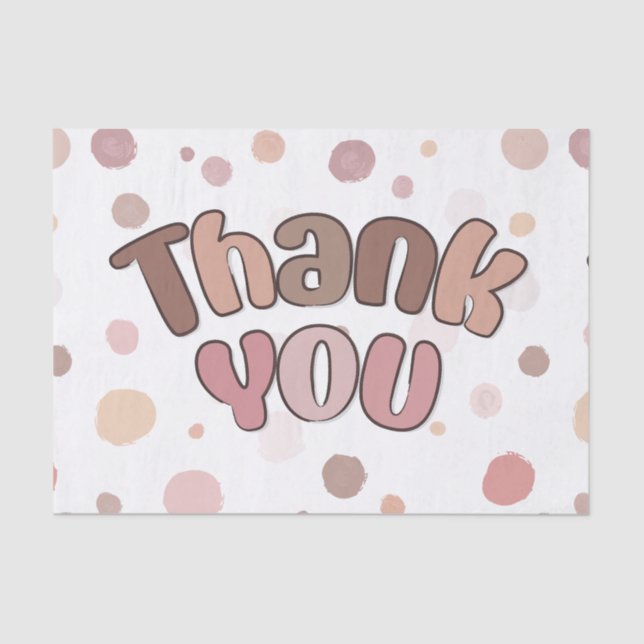 Thank you  tissue paper (Front)