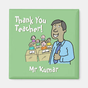 Thank You to a Male Teacher Magnet