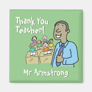 Thank You to a Male Teacher Magnet