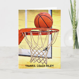 Thank You to Basketball Coach