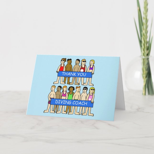 Thank you to Diving Coach (Front)