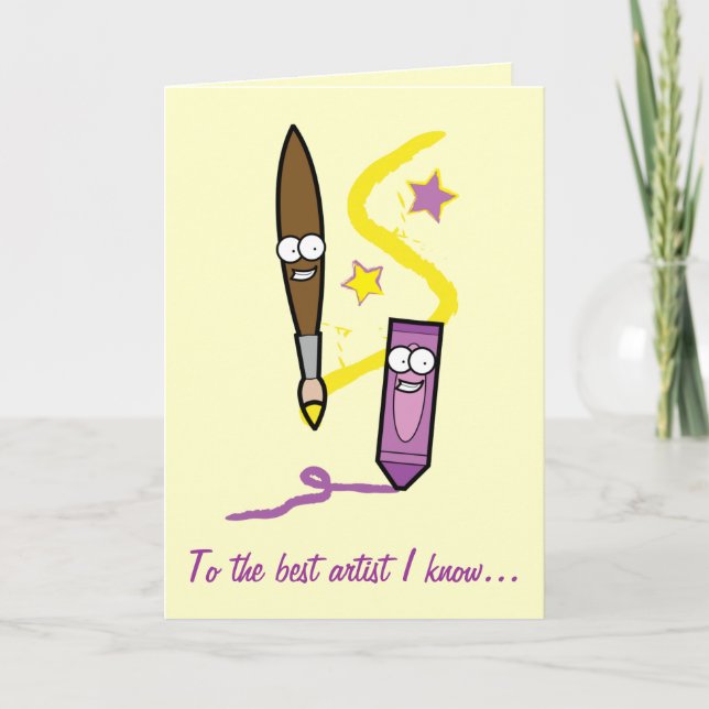 Thank You to My Art Teacher (Front)