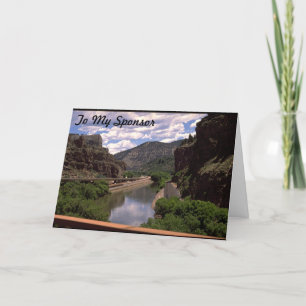 Thank you To My Sponsor Card