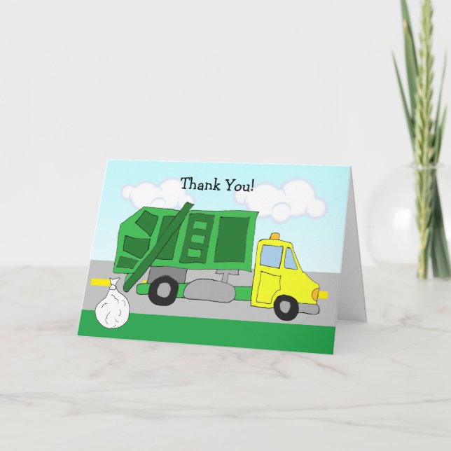 Thank you to the Waste Disposal Workers Card (Front)