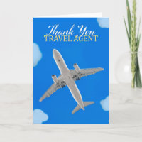 Thank You Travel Agent Commercial Airplan Photo