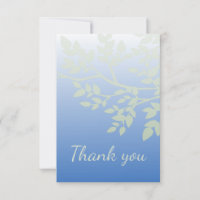 Thank You Tree Branch Foliage Leaves Nature