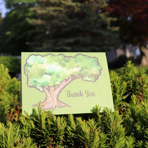 Thank You Tree of Life Earth Day Tree Hugger Natur Card