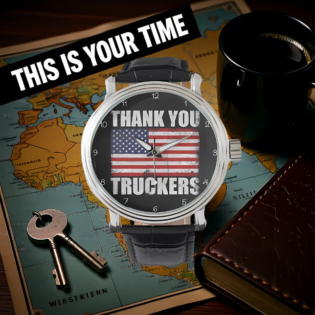 Thank You Truckers American Flag Watch (Creator Uploaded)
