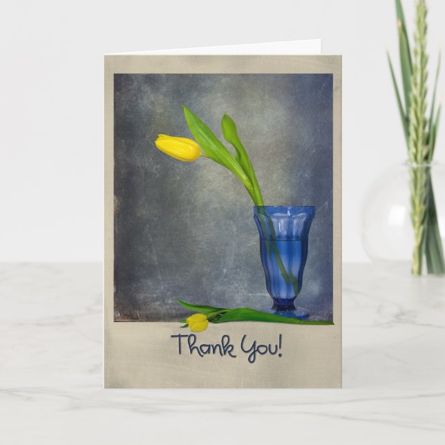 Thank You Tulips Card (Front)