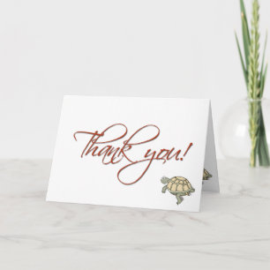 Thank you turtle card
