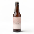 Thank you typography blush rose gold glitter ombre