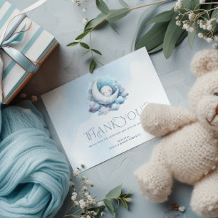 Thank You Typography Crescent Moon