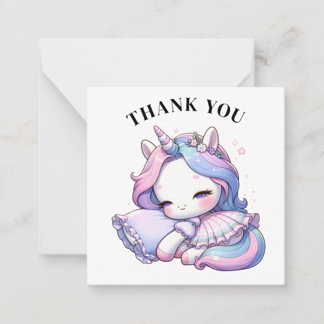 Thank you Unicorn Card (Front)