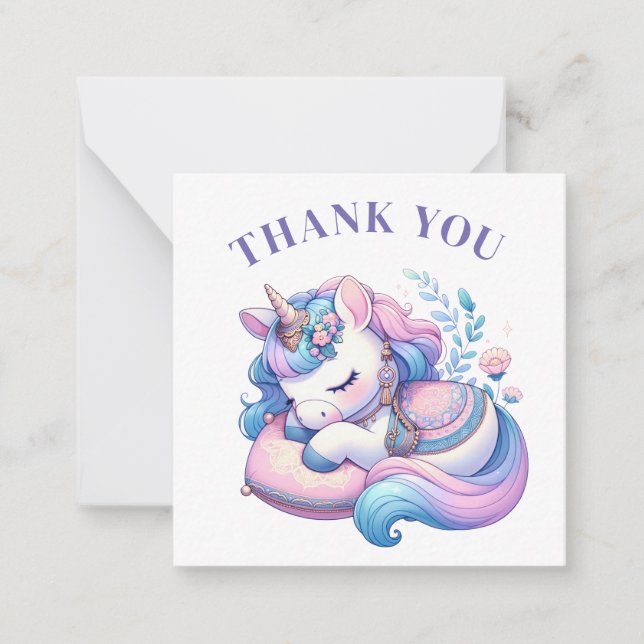 Thank you Unicorn Card (Front)