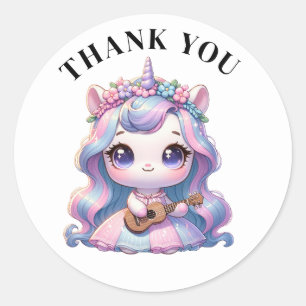Thank you Unicorn Stickers