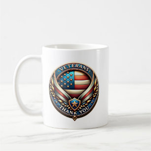 Thank You US Veterans Appreciation Coffee Mug
