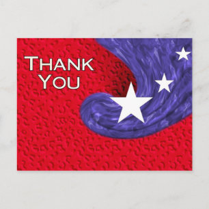 Thank You USA Postcard