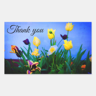 Thank You Various Tulips #2 Stickers