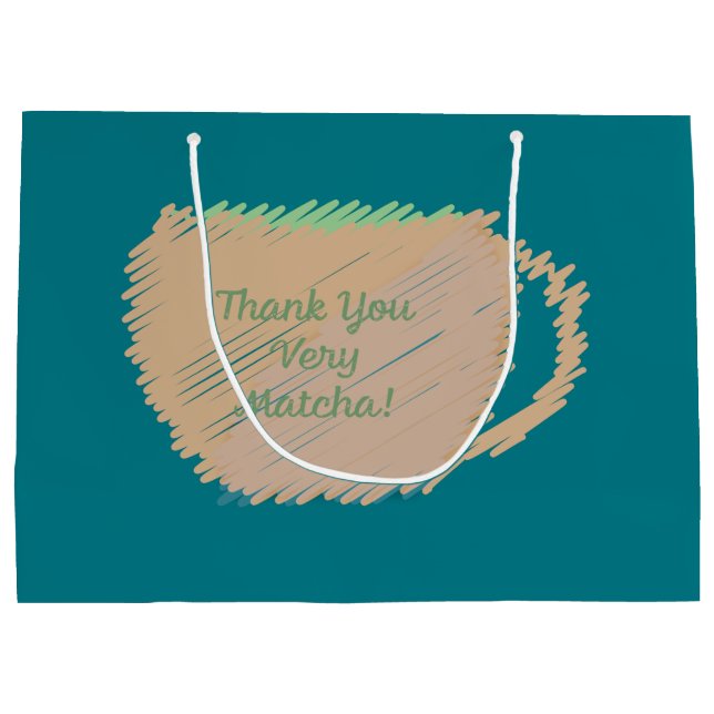 Thank You Very Match Large Gift Bag (Back)
