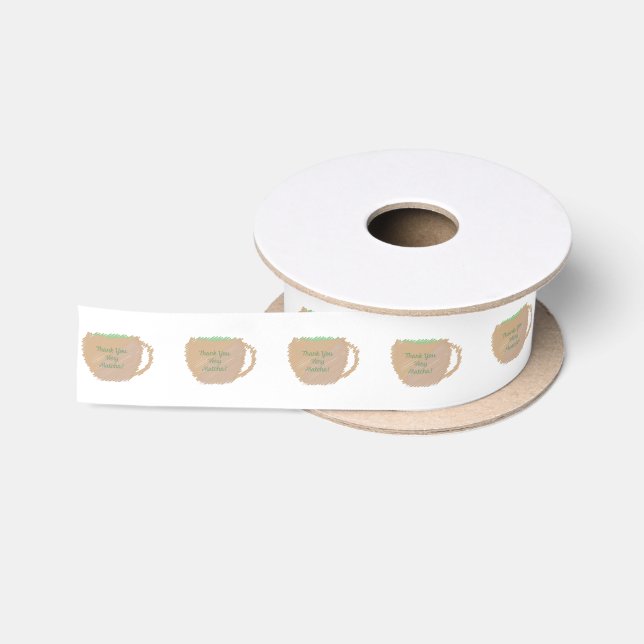 Thank You Very Match Satin Ribbon (Spool)