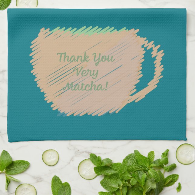 Thank You Very Match Tea Towel (Folded)