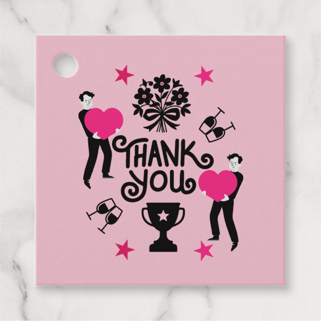 Thank You Very Much Favour Tags (Front)