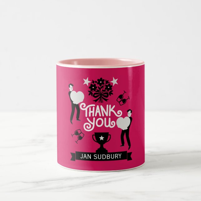 Thank You Very Much Two-Tone Coffee Mug (Center)