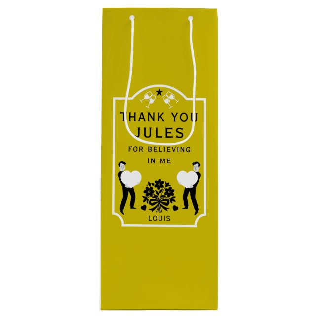 Thank You Very Much Wine Gift Bag (Front)