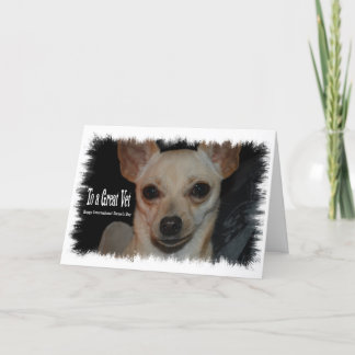Thank You Vet Card