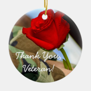Thank You Veteran Ornament