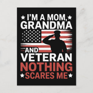 Thank You Veterans American Flag Memorial Day Postcard