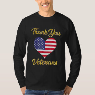 Thank You Veterans Combat Boots Poppy Flower Veter T-Shirt