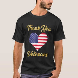 Thank You Veterans Combat Boots Poppy Flower Veter T-Shirt