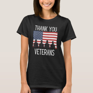 Thank You Veterans Combat Boots Veteran Day Americ T-Shirt