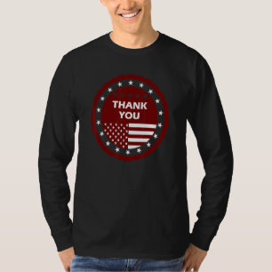 Thank You Veterans Day American Flag For Man And W T-Shirt