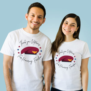 Thank You Veterans for Honouring Freedom  T-Shirt